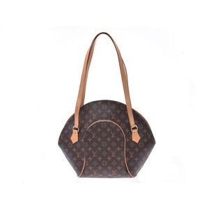 Louis Vuitton Monogram Ellipse Shopping Bag Brown Leather